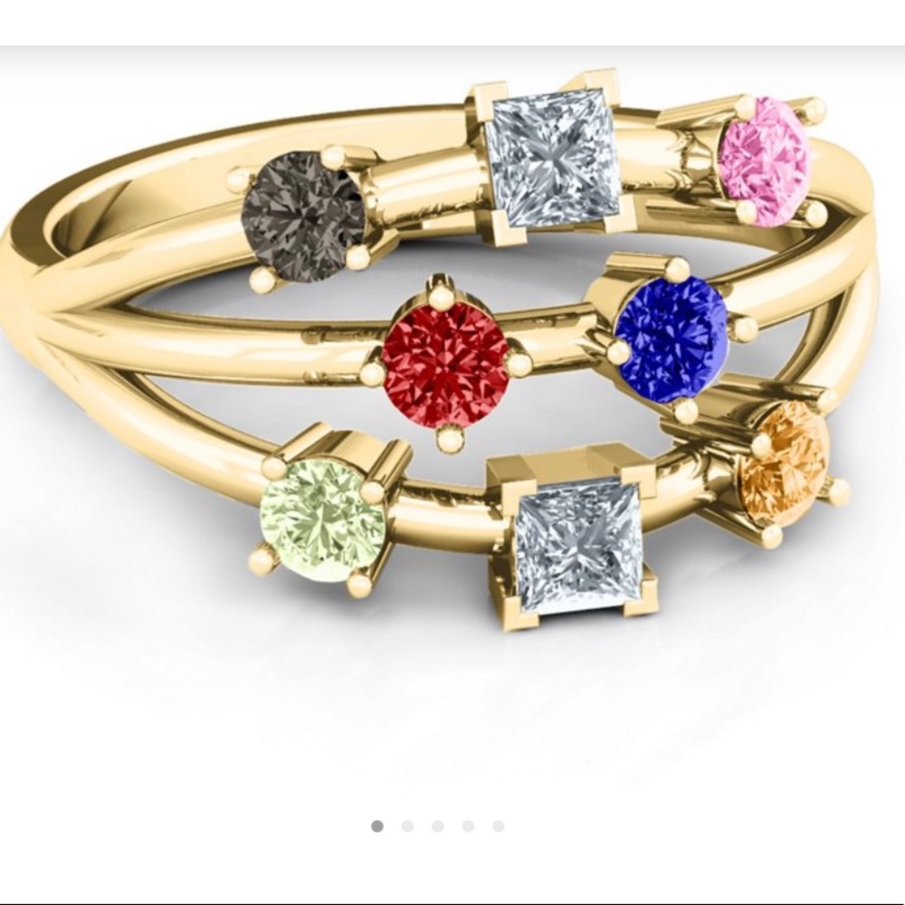 Cosmic energy Ring in 10k yellow gold.